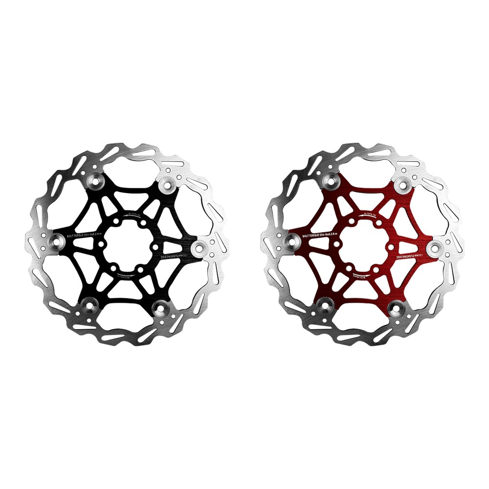 Disque de frein flottant 180mm entraxe 48mm (2 couleurs) (Rouge)