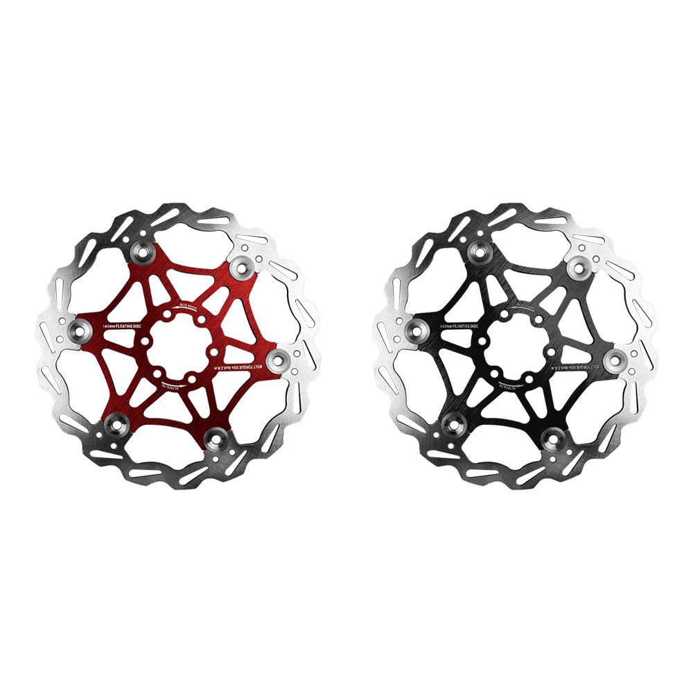 Disque de frein flottant 180mm entraxe 44mm (2 couleurs) (Rouge)